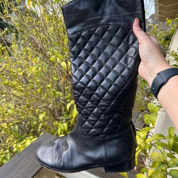 Corso Como Shoes Corso Como Quilted Black Boots Poshmark